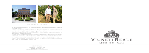 Vigneti Reale - Quality wines from Apulia Salento since 1921